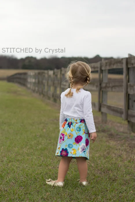 The Potato Chip Skirt by Tie Dy e Diva available in the Girls' Bundle UP Pattern Sale
