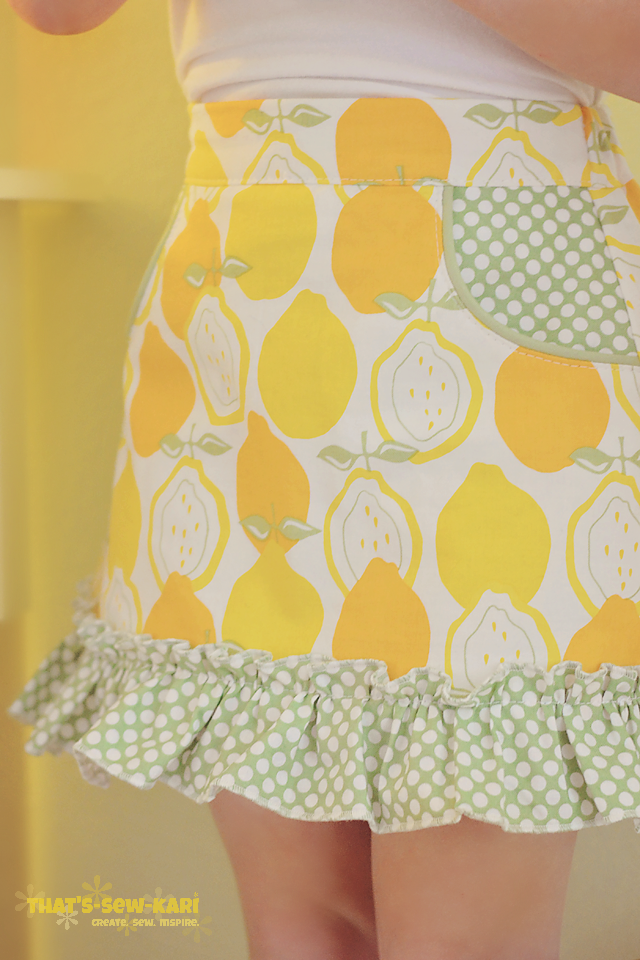 The Potato Chip Skirt by Tie Dy e Diva available in the Girls' Bundle UP Pattern Sale