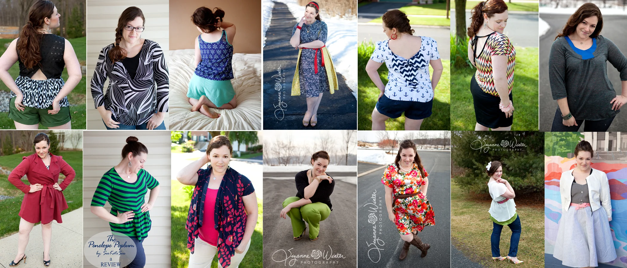 Just a few of my Self Care Sewing creations from 2014