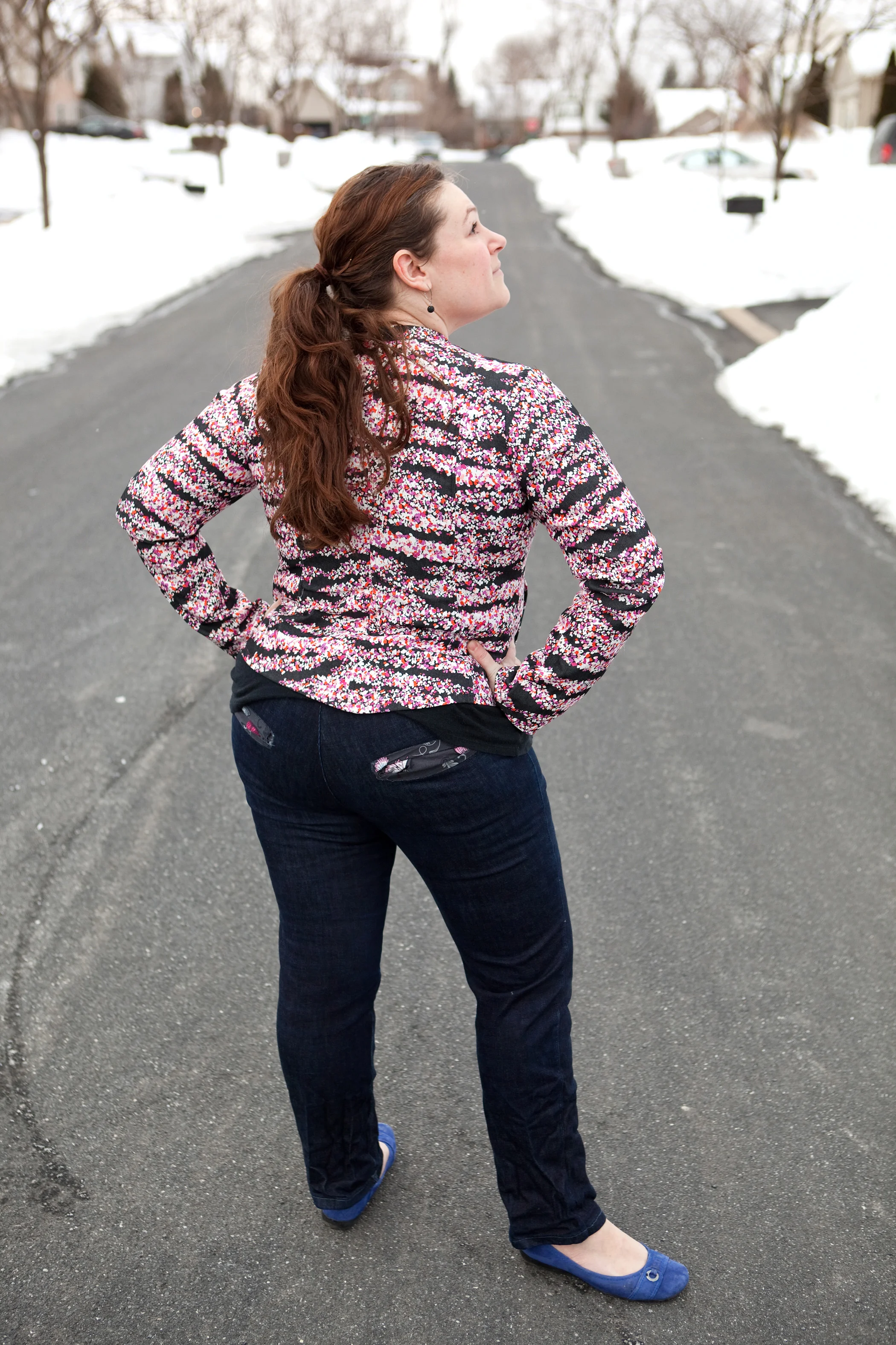 Short Length, long straigh sleeves, no ruffles