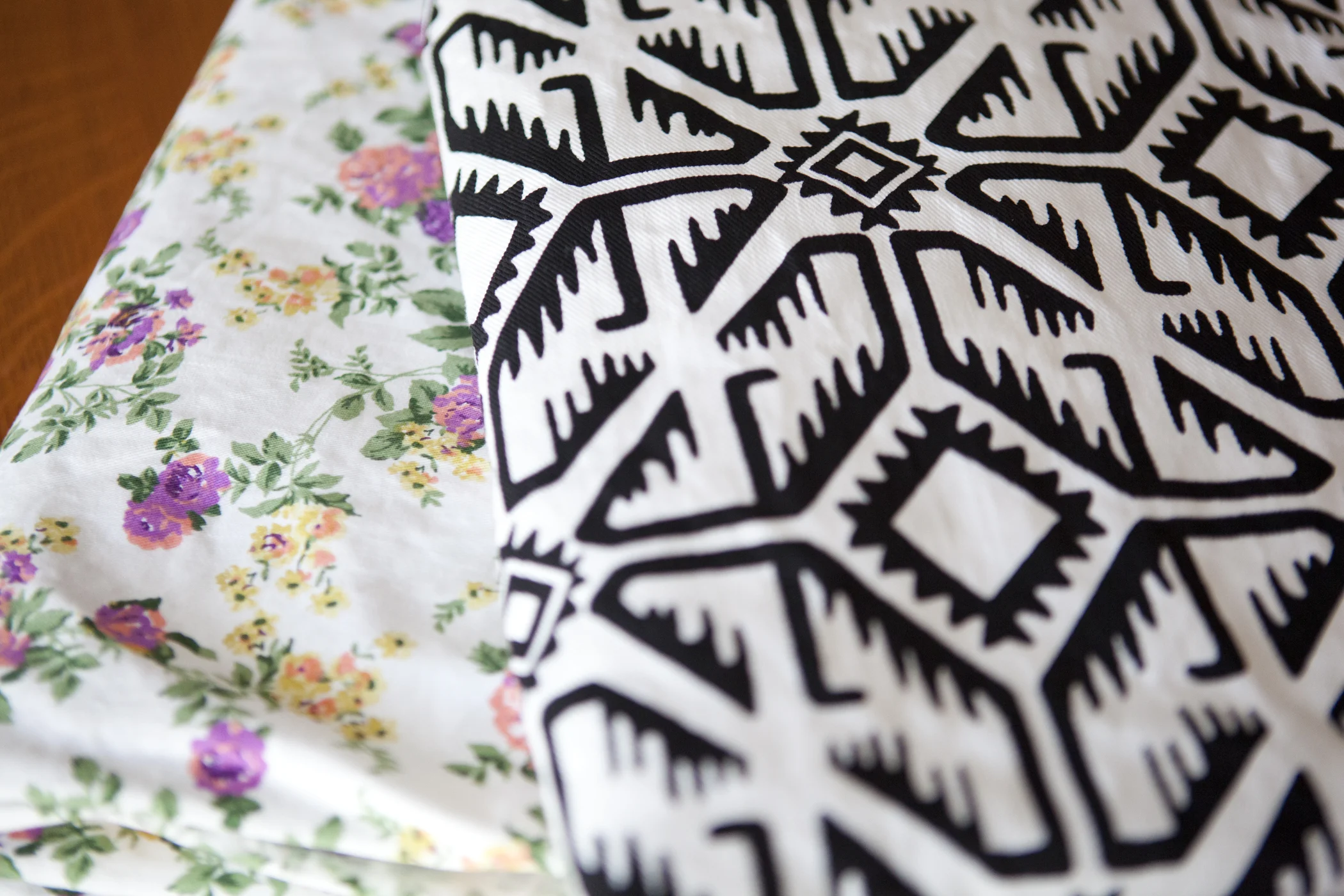 I am so in love with both of these great spring/summer prints, I will be ordering some of the dark denim soon too!