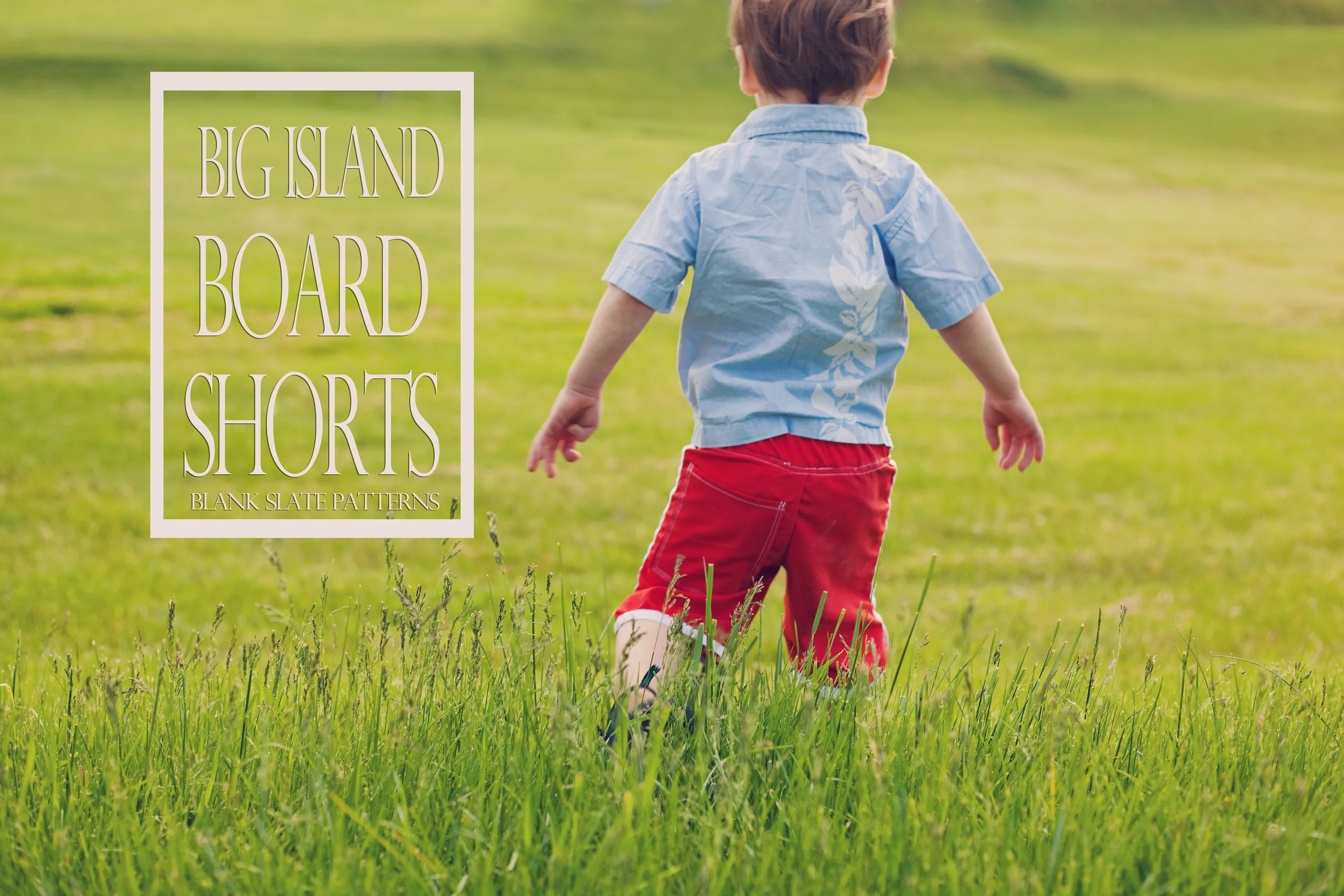  Upcycled Big Island Board Shorts from Blank Slate Patterns.
