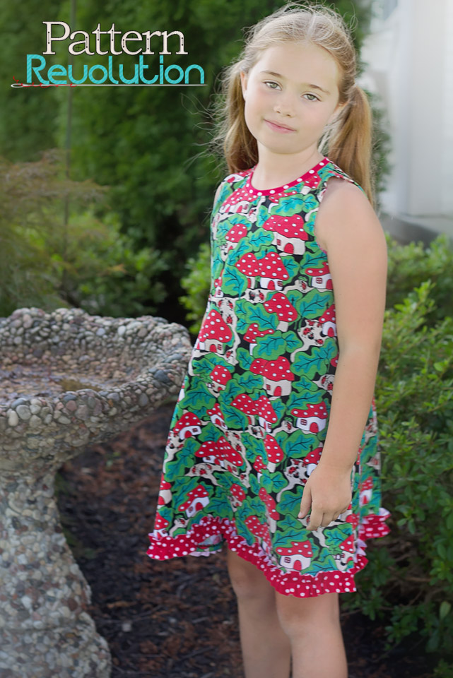 Amber Swing Dress sewn by Paige