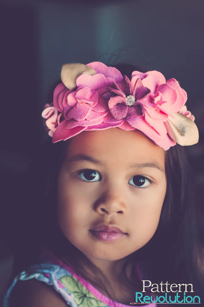 Coco Flower Crown sewn by Lisa