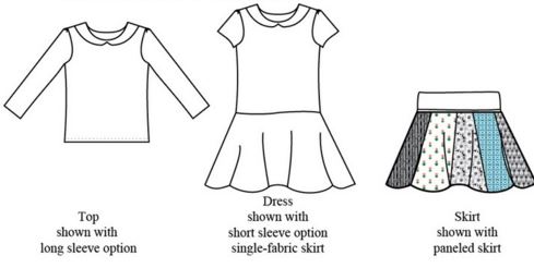 søsyge lommelygter Eksperiment Garnet Dress, Top, and Skirt by Tie Dye Diva — Pattern Revolution