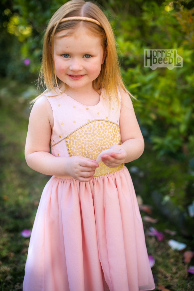 Azure Party Dress from Ainslee Fox for One Thimble — Pattern Revolution
