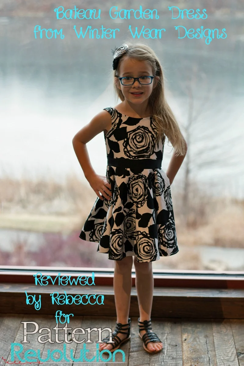 Rebecca's Bateau Garden Dress by Winter Wear Designs