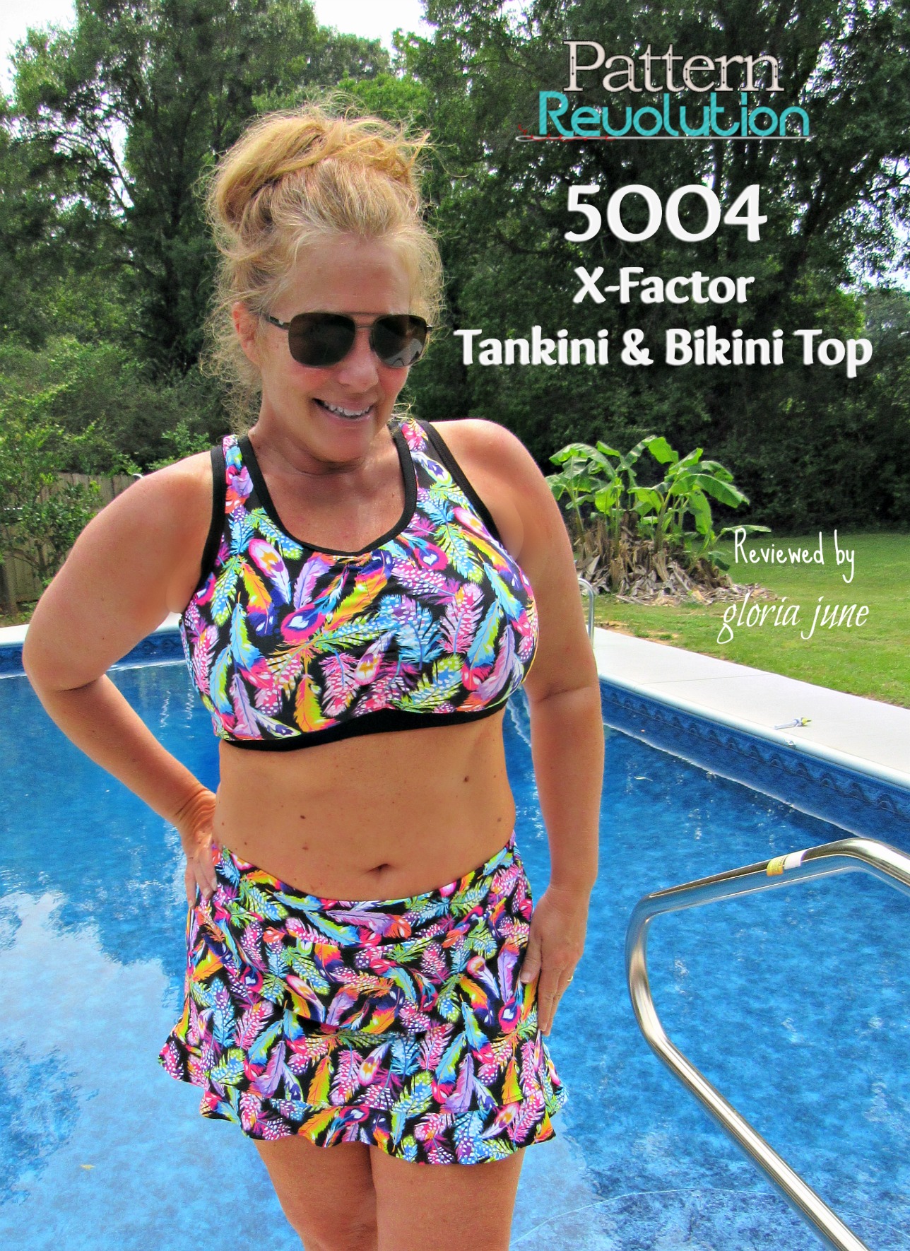 X-Factor Tankini and Bikini Top by 5 Out Of 4 Patterns — Pattern Revolution