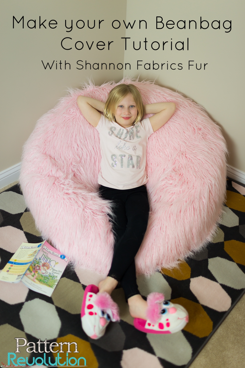 How to Make a Fur BeanBag Cover with Shannon Fabrics — Pattern Revolution