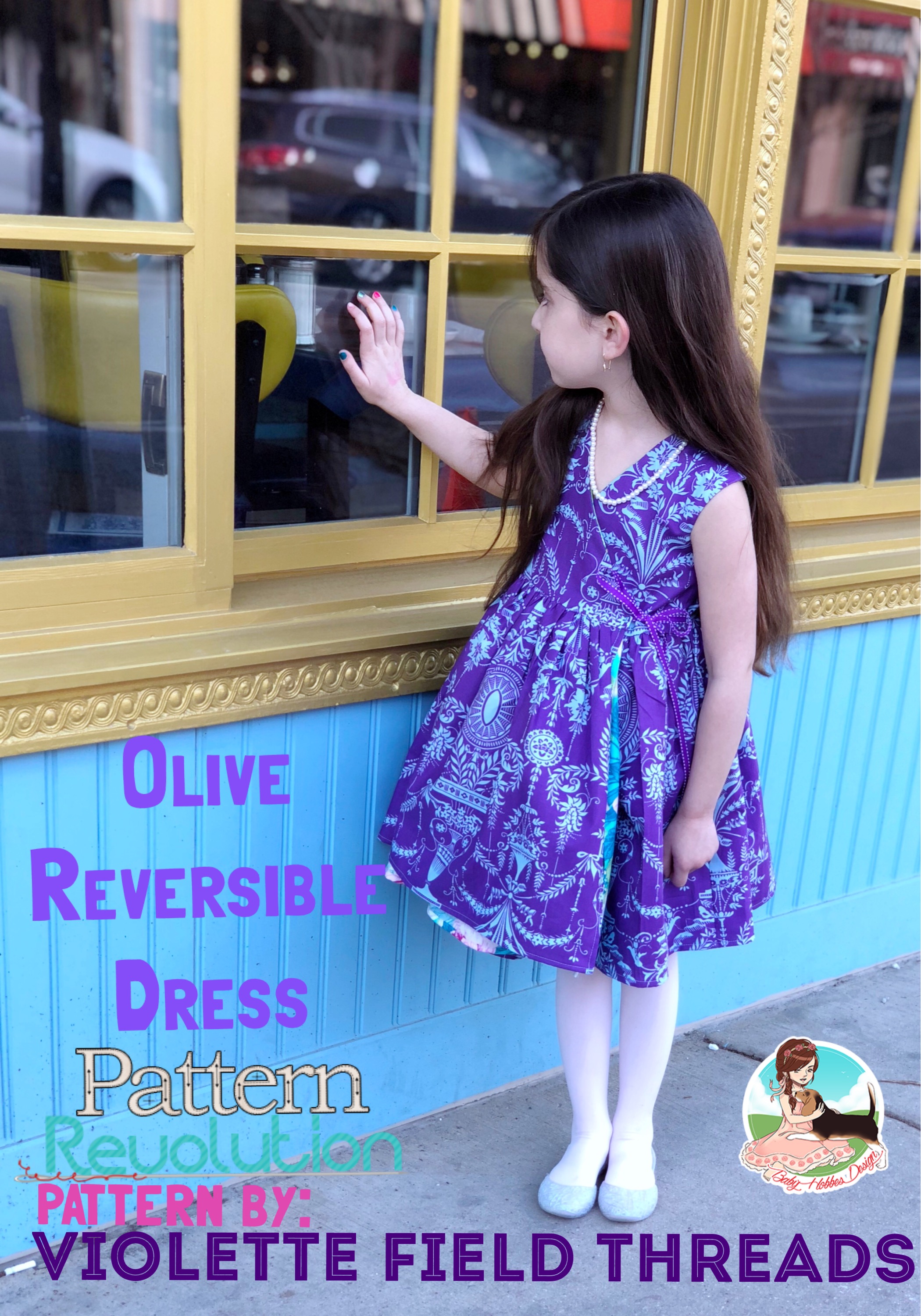 The Olive Reversible Wrap Dress and Top by Violette Field Threads