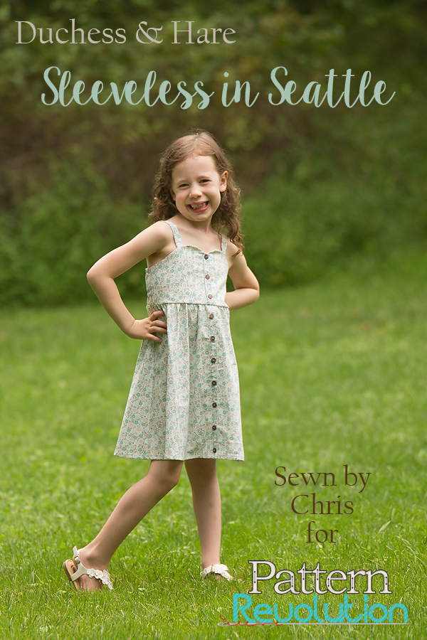 Sister Mag Pattern 16-6 Sleeveless dress - Two Sewing Sisters