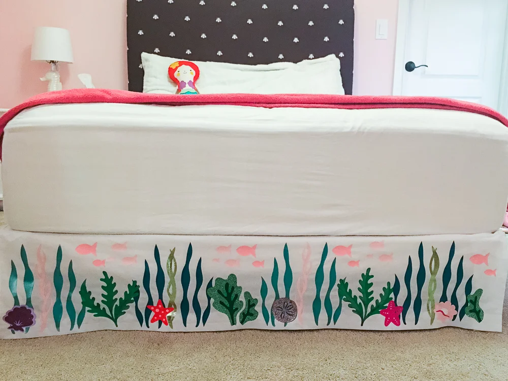 How to Make an Under the Sea Bedskirt with the Cricut EasyPress 2