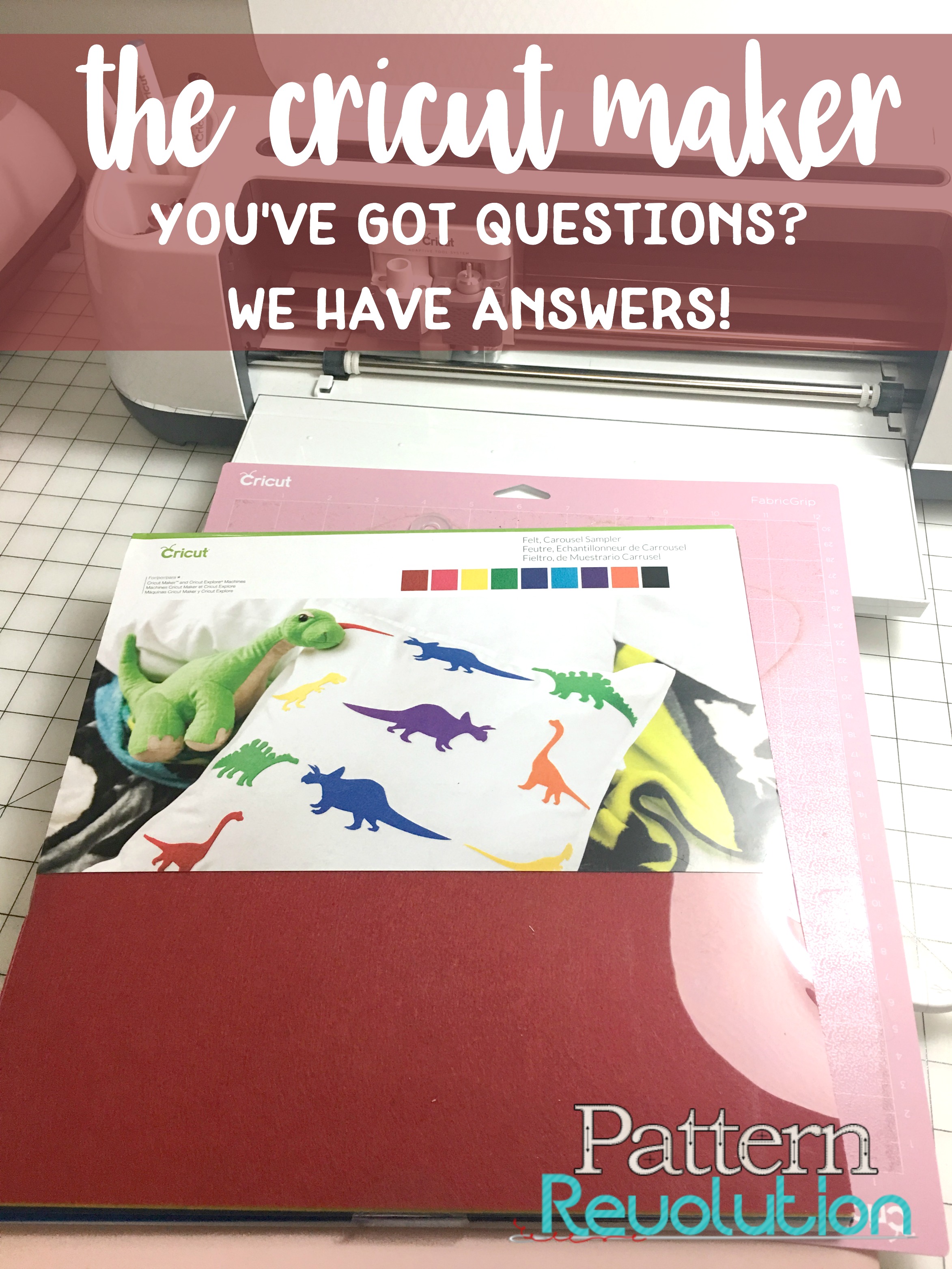 Cricut Maker: You have questions? We have answers! Plus a No Sew Christmas  Light Bunting Tutorial! — Pattern Revolution