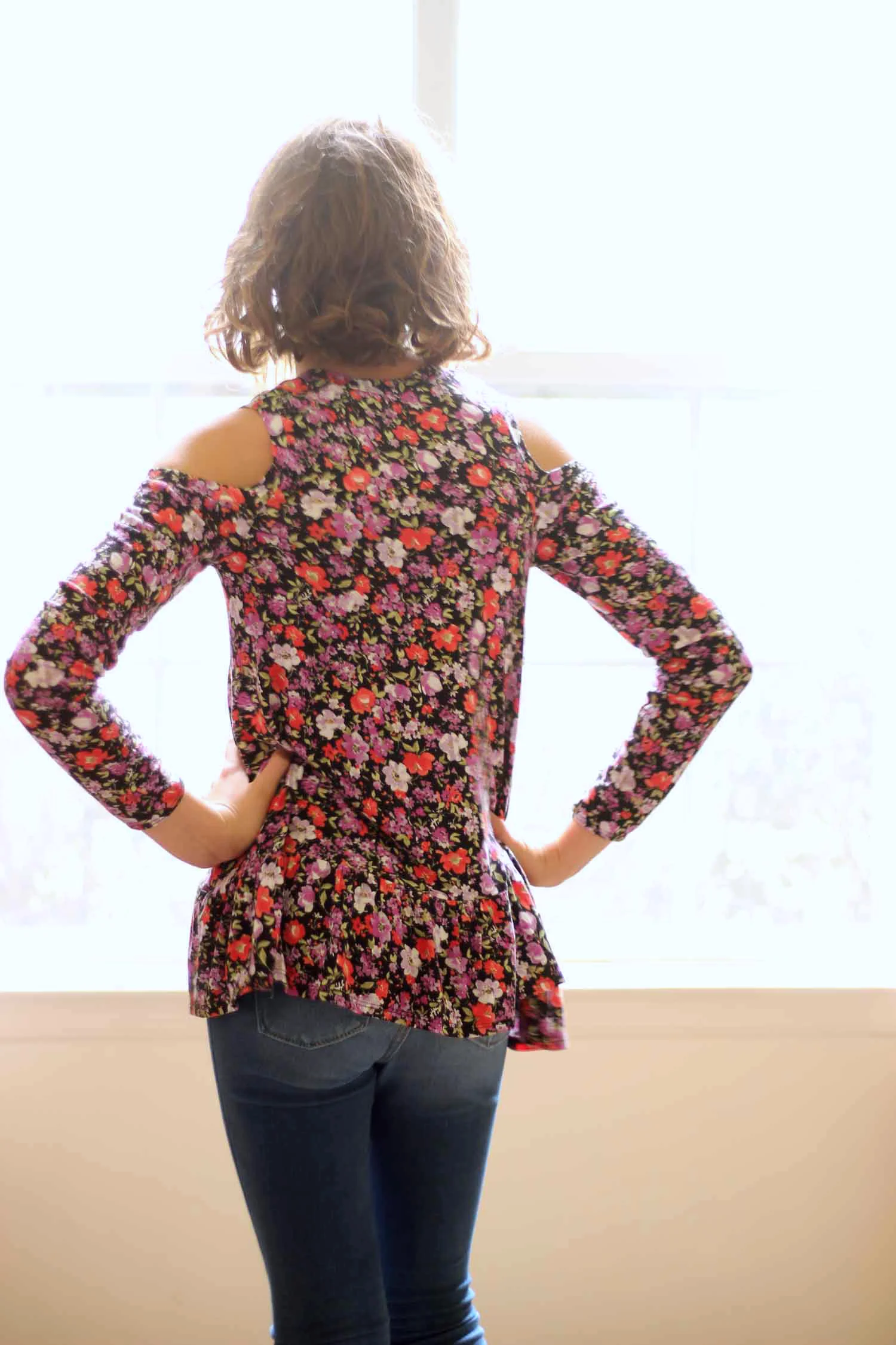 Buy bobeau cold shoulder top Shop - Main Image