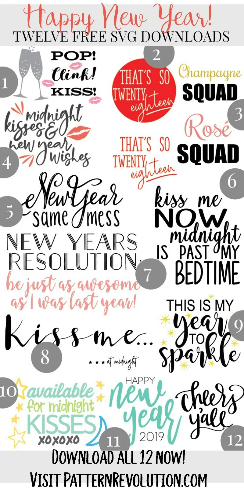 Download Free New Years Svg And Blog Hop Pattern Revolution