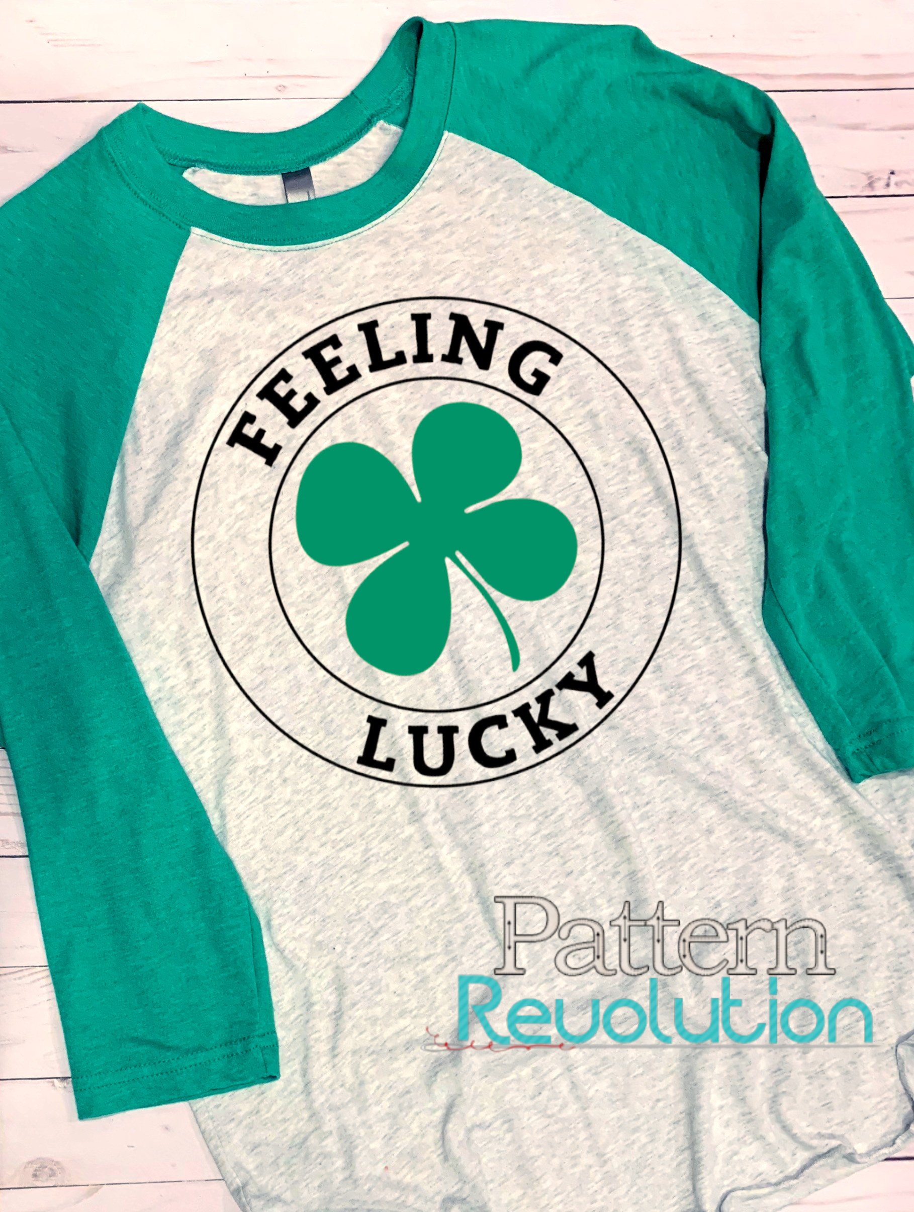 Blessed Saint Patrick’s Day Sublimation tshirt PNG JPEG Digital Download Shamrocks lucky Irish