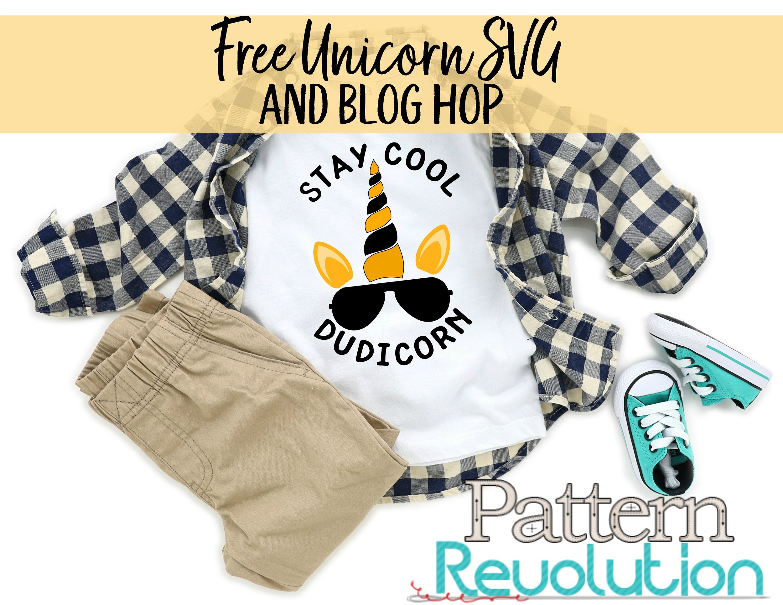 Download Free Unicorn Svg And Blog Hop Pattern Revolution