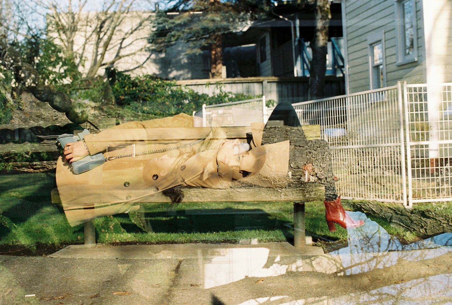 NO IDEA what happened here. This is a double-exposure but i am pretty sure i advanced the film... I screwed up, but somehow my film screw-ups are probably gonna be cooler than my digital screw-ups.