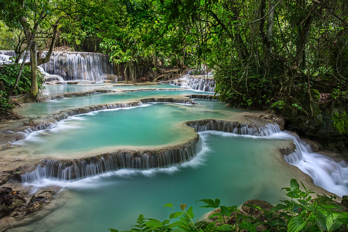 Kuang Si Falls, Luangprabang, Laos