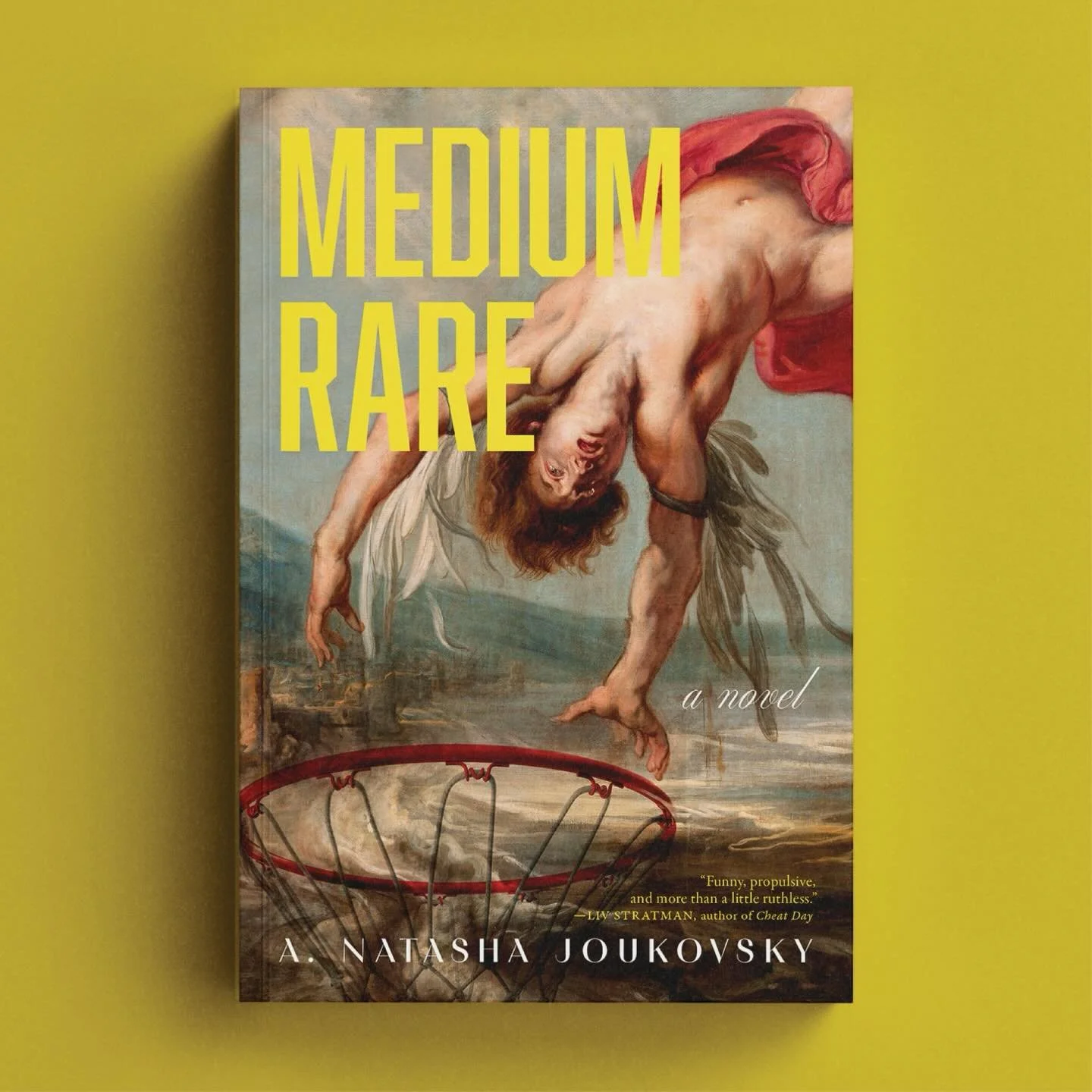 Cover design for Medium Rare by A. Natasha Joukovsky.
March 2026, Melville House.

#bookcover #bookcoverdesign #book #bookstagram #bookcovers bookcoverart bookdesign fiction mediumrare