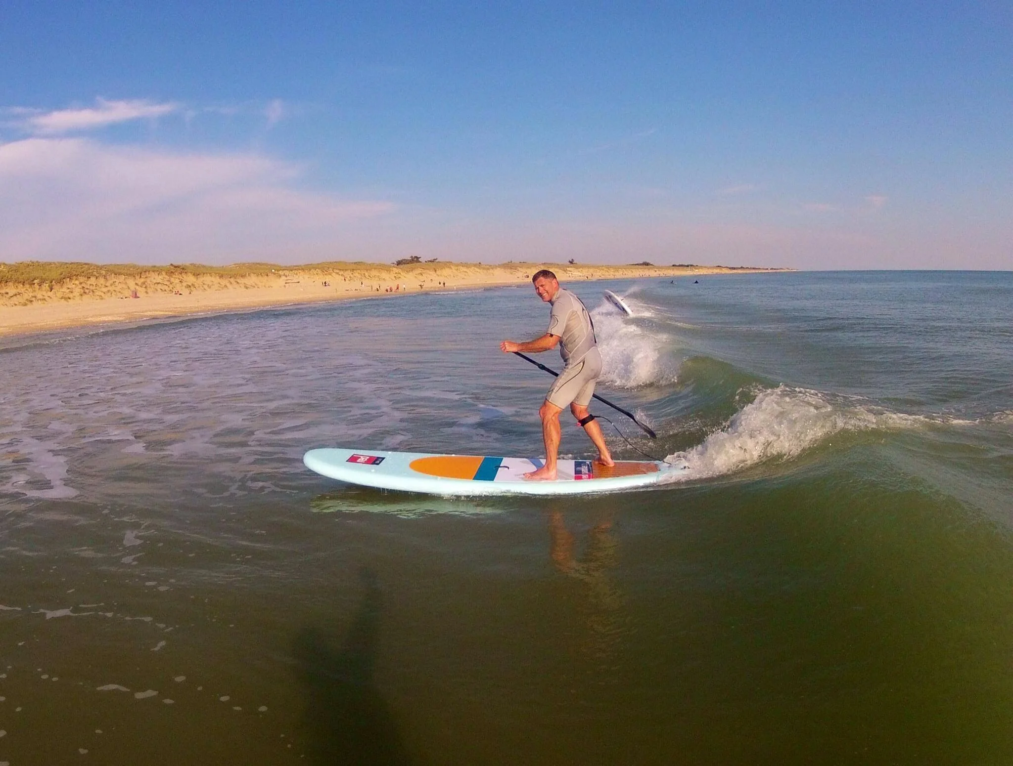 SUP Surfing aux Gollandières.