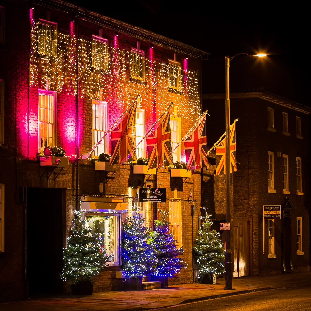 Robinsons of Bawtry Christmas Store Front