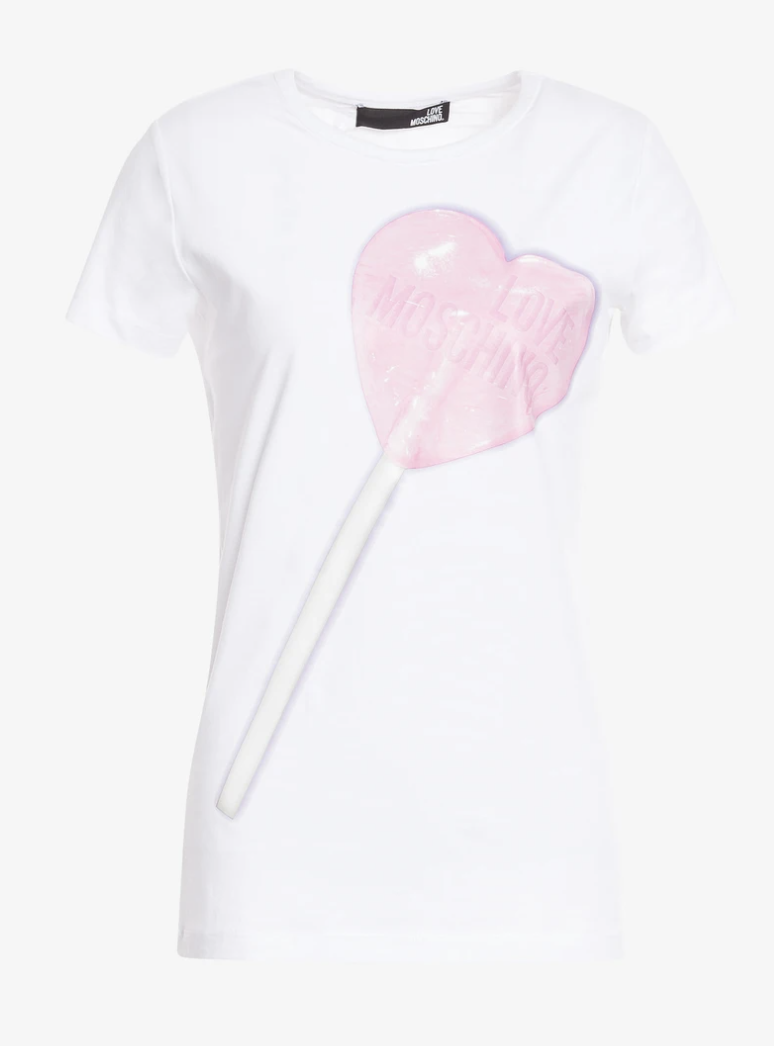 moschino lollipop t shirt