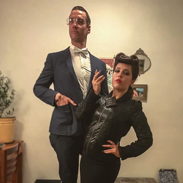 The costume that works twice as right, works half as wrong. #definitelyfailedthepun #butnailedthecostumery #halloween #dressups #3for3