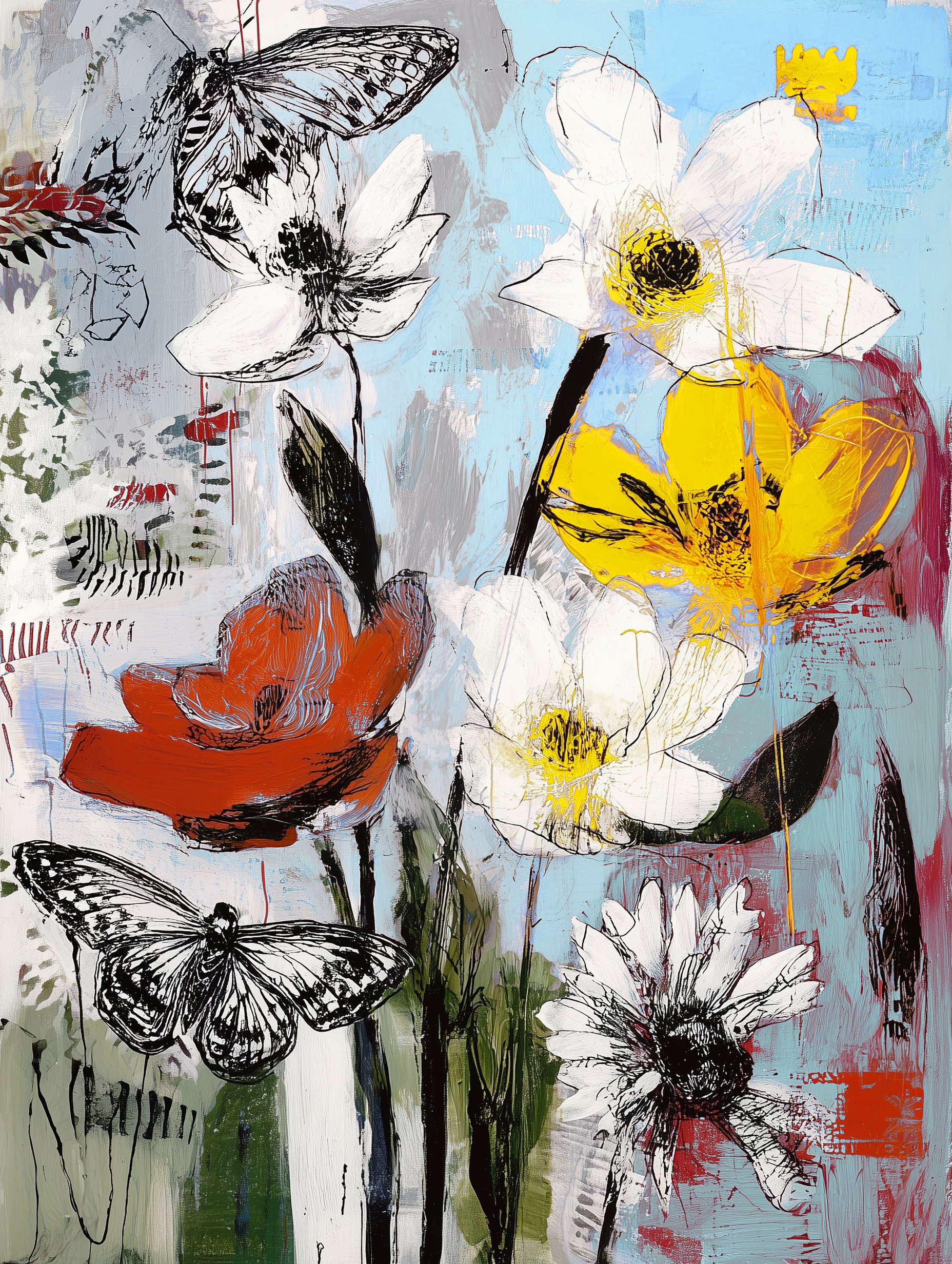 Abstract flowers & butterflies 2blue.jpg