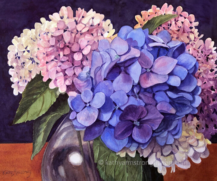 "Blue Hydrangea"