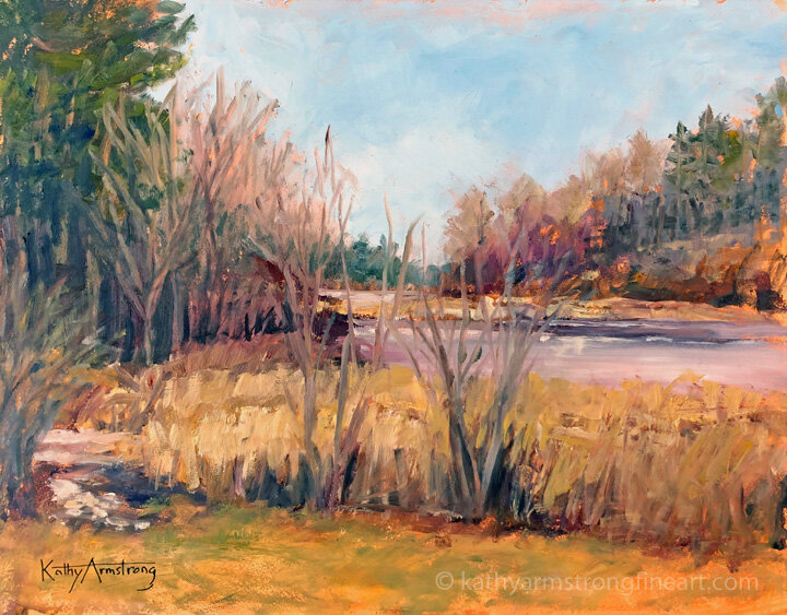 "Spring Thaw at Mendon Ponds"