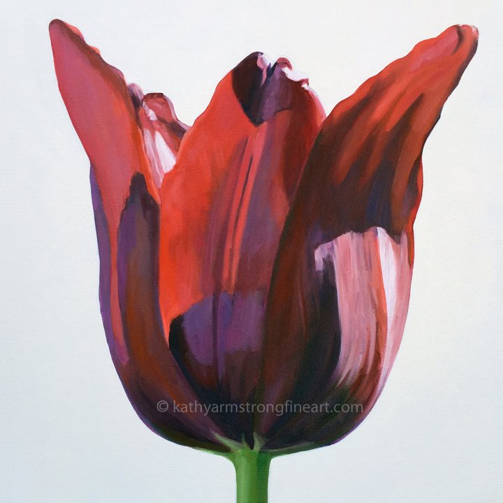 "Tulip #2 Portrait"