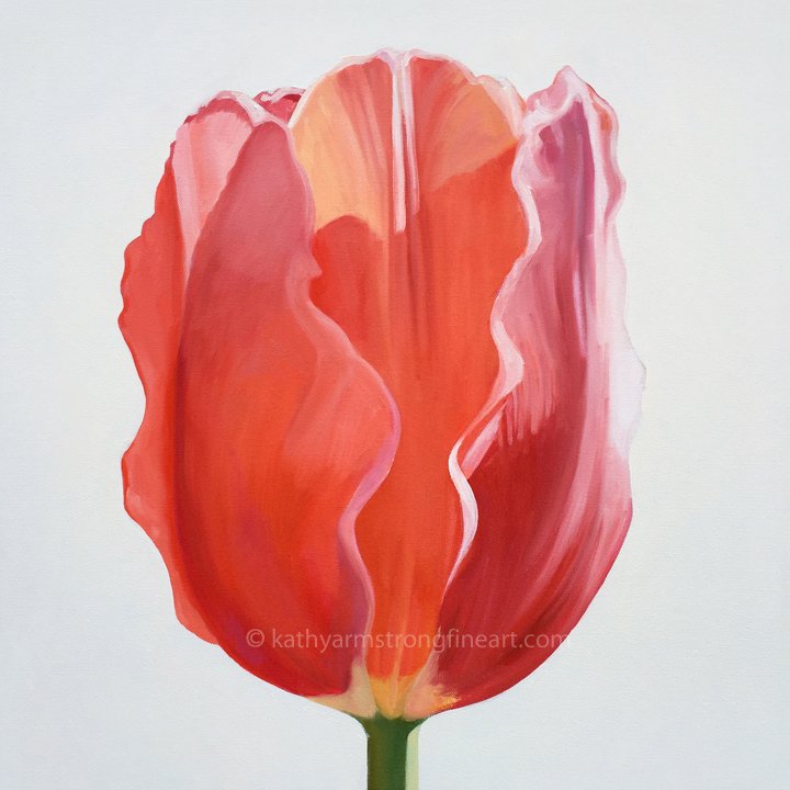 "Tulip #3 Portrait"