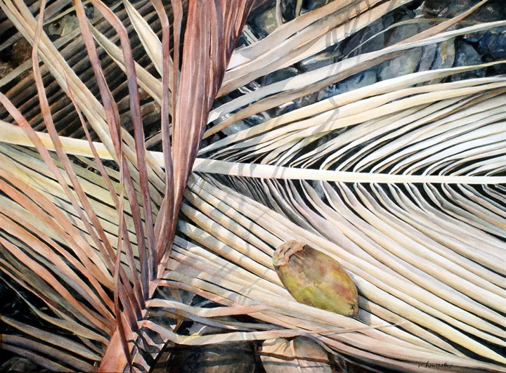 Red Frond Green Coconut