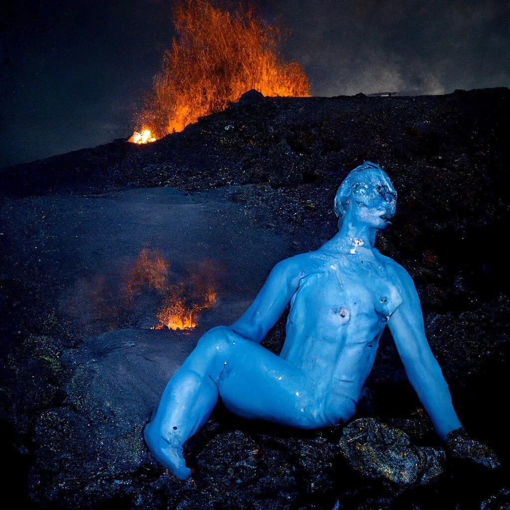 I updated my website to include recent works I&rsquo;ve made in collaboration with some AI- check em out and let&rsquo;s talk about prints! 
&bull;
&bull;
#website #update #upcomingartist #ai #midjourney #midjourneyart #midjourneyai #poetry #volcanic