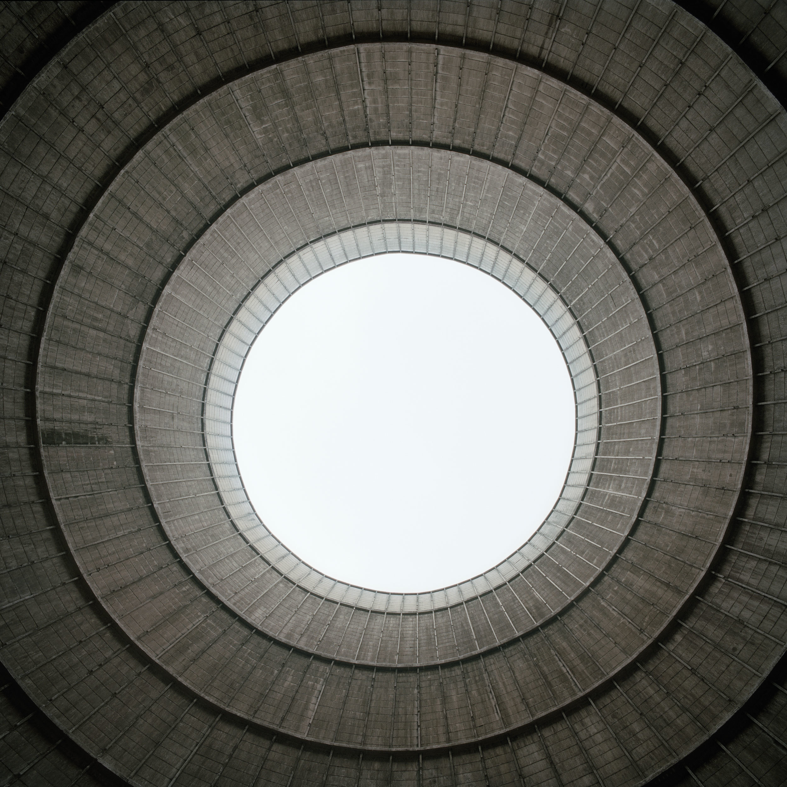 Cooling tower, Charleroi Belgium 2013, Lambda on dibond, 100 cm x 100 cm, edition 3/5 + 1 AP 