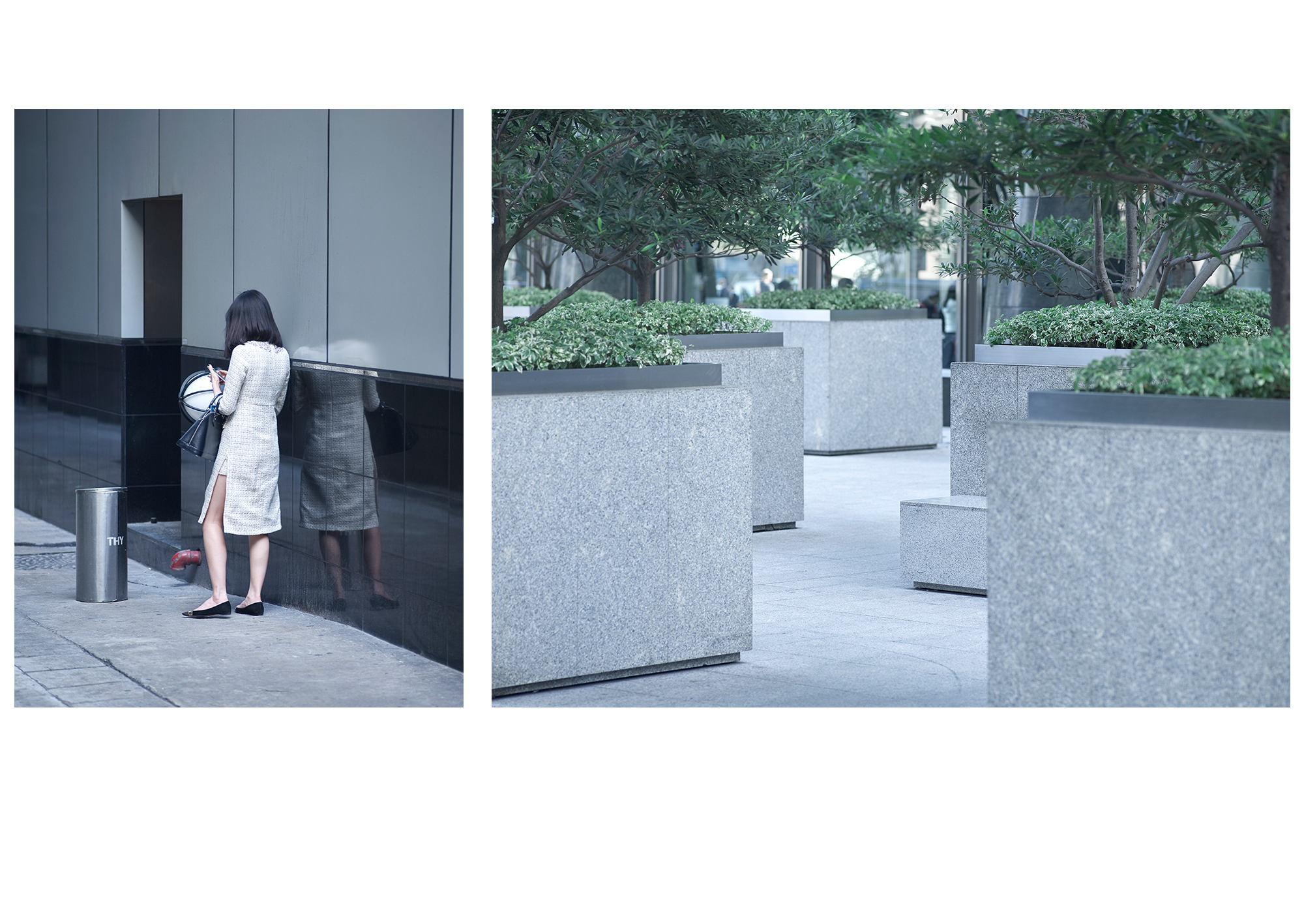 Hong Kong Stillness 7 + 8, 2015, Epson Photo Matt on dibond, oak frame, 45cmx60cm and 80cmx60cm