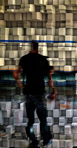 Micah in the Studio- Detail