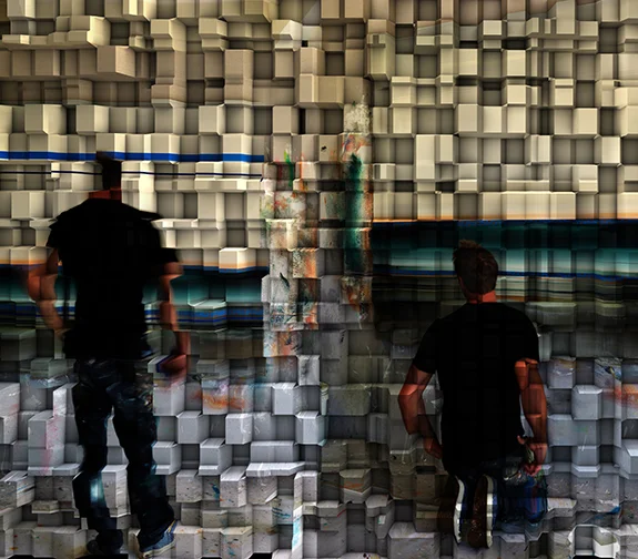 Micah in the Studio- Detail