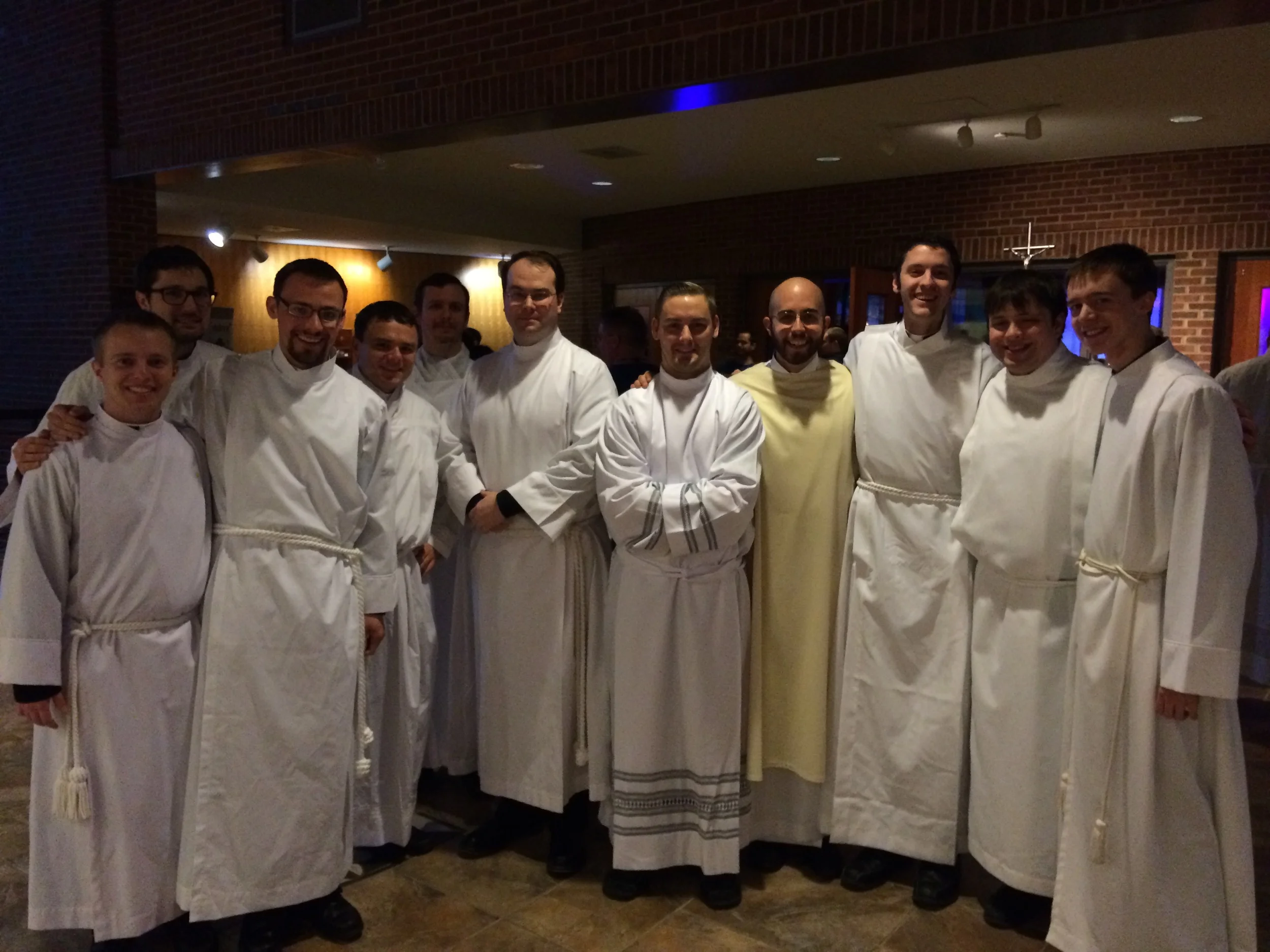 Some of my wonderful new seminarian friends in the Diocese of Richmond, Virginia.