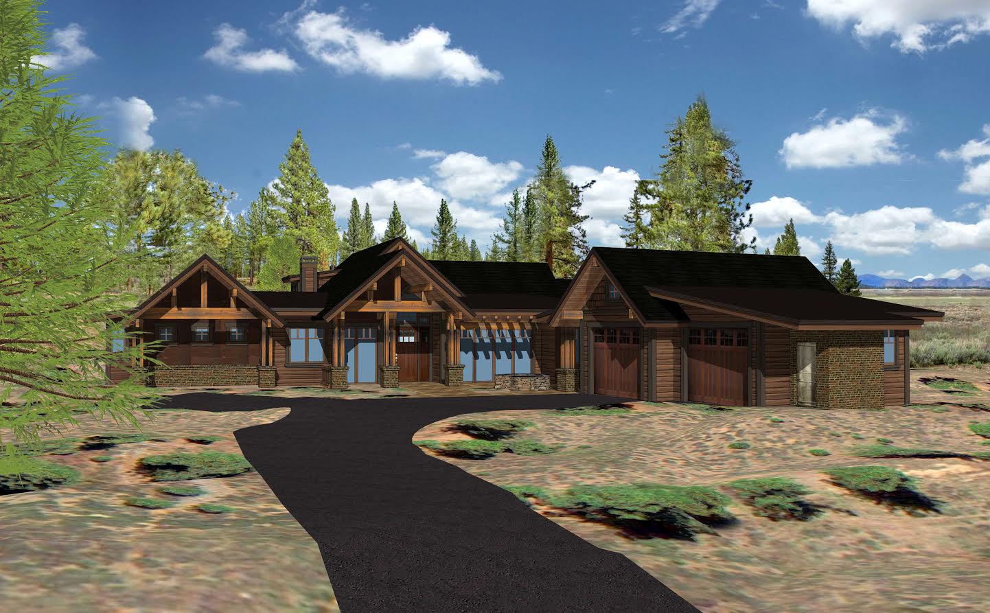 Front view rendering.