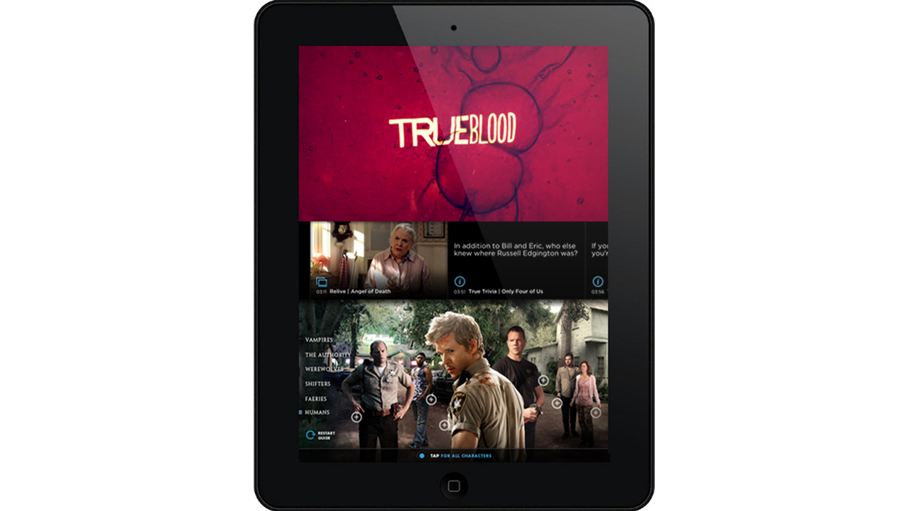 True Blood Interactive Viewing Experience