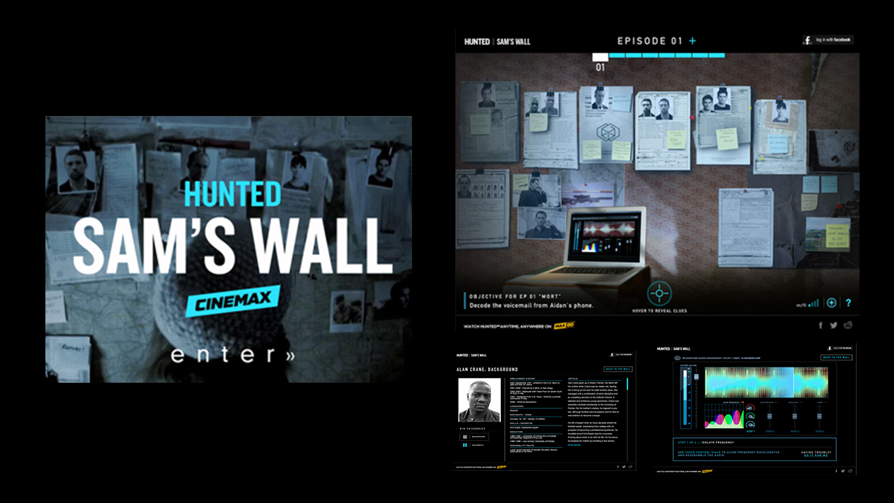 Hunted Microsite