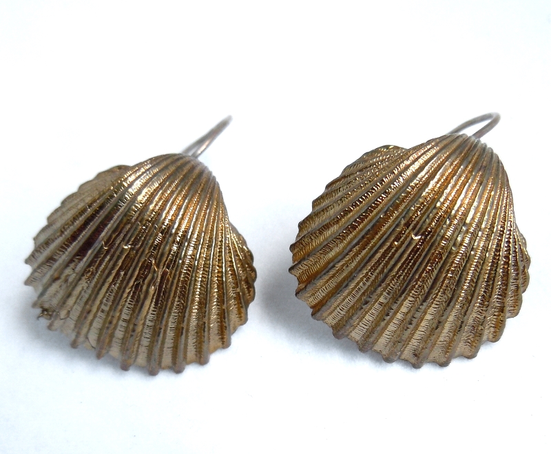 Cockle Shell Earrings- Bronze E/OC3B