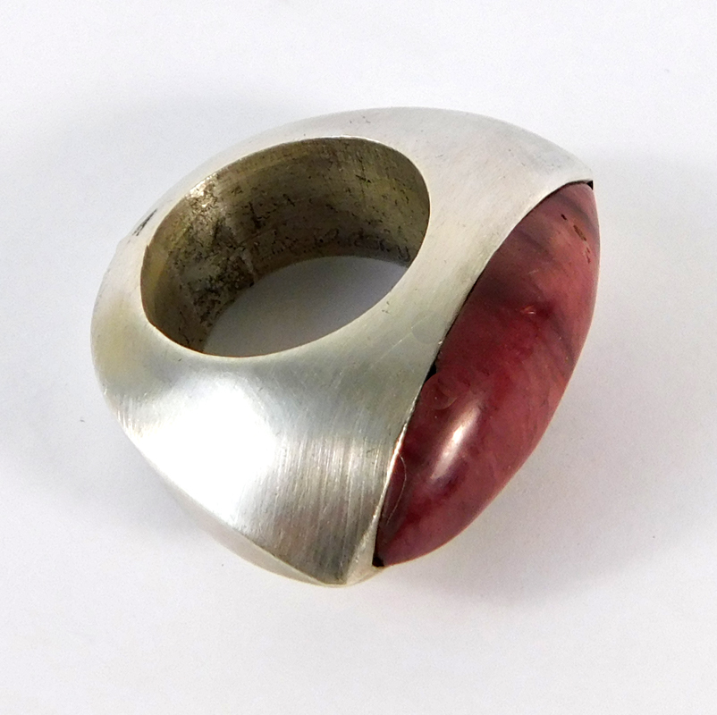 Red Jasper Ring- Sterling Silver