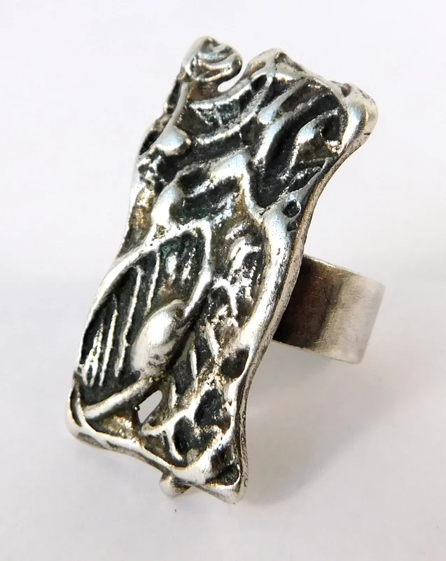 Amoeba Ring- Sterling