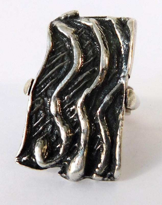 Waves Ring- Sterling