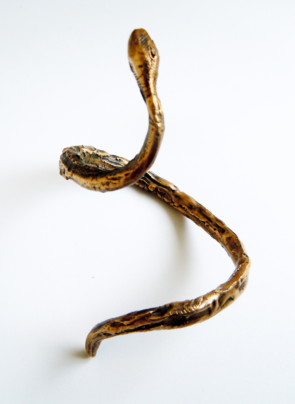 Serpent bracelet- bronze