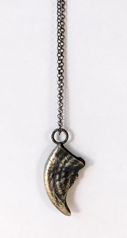 Bear Claw Pendant- Sterling