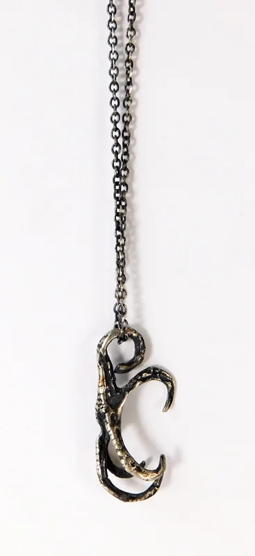 Sharp-Shinned Hawk Foot Pendant- Sterling